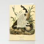 Bird Divinations: Canada goose (about: almanacofbirds.org) Stationery Card Gallery Image 2