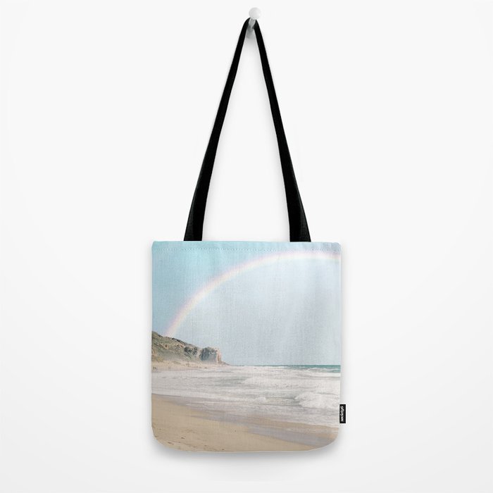 Malibu Beach Rainbow Tote Bag Gallery Image 2