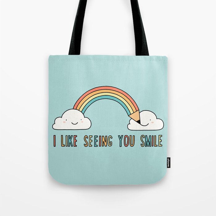 I like seeing you smile Tote Bag Gallery Image 1