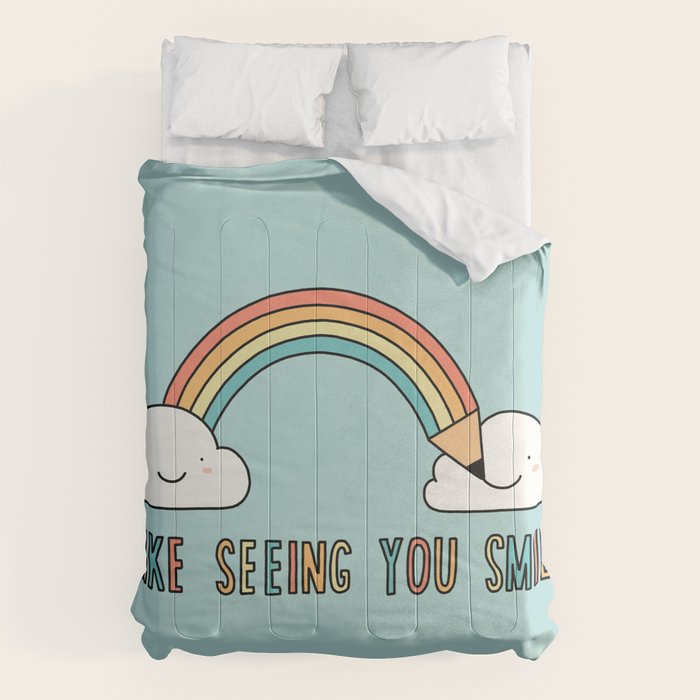 I like seeing you smile Comforter Gallery Image 6