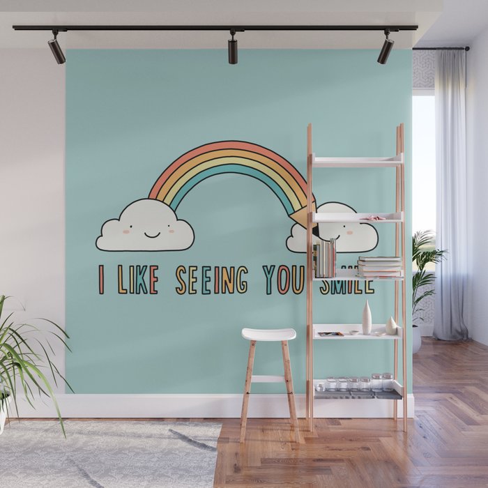 I like seeing you smile Wall Mural Gallery Image 1