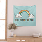 I like seeing you smile Wall Tapestry Gallery Image 2