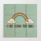 I like seeing you smile Wood Wall Art Gallery Image 1