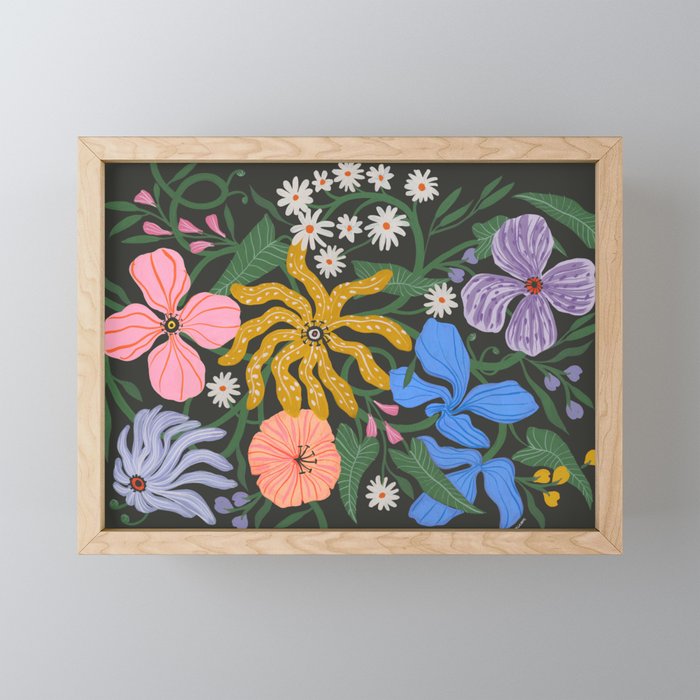 Merrick Floral Mini Art Print Gallery Image 1