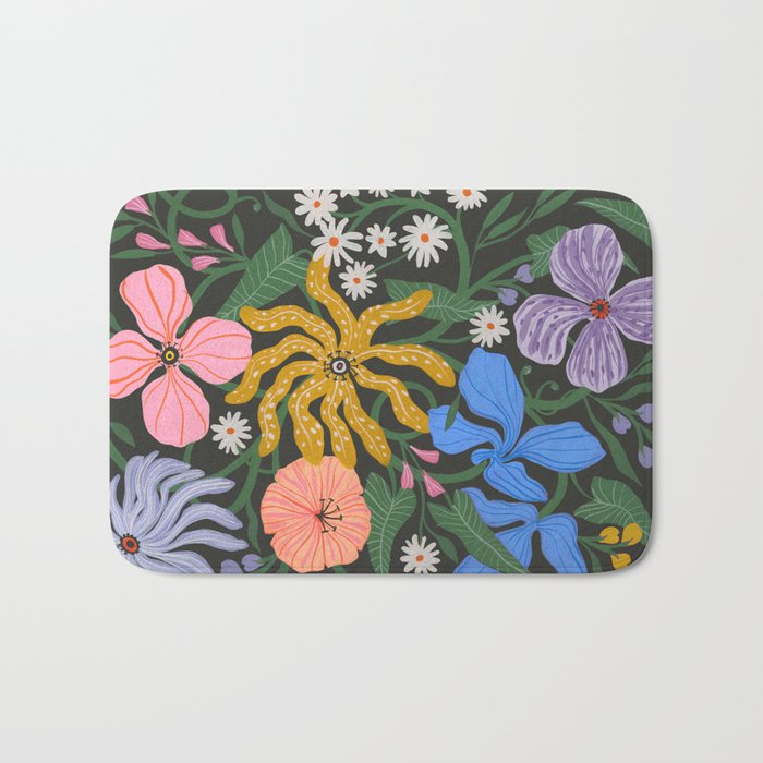 Merrick Floral Bath Mat Gallery Image 1