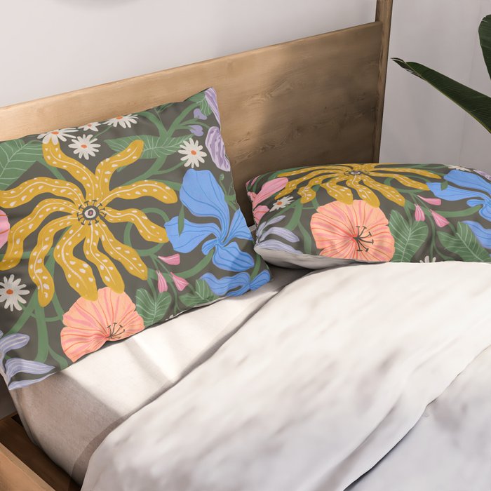 Merrick Floral Pillow Sham Gallery Image 2