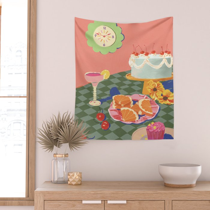 Sunday still life Wall Tapestry Gallery Image 2