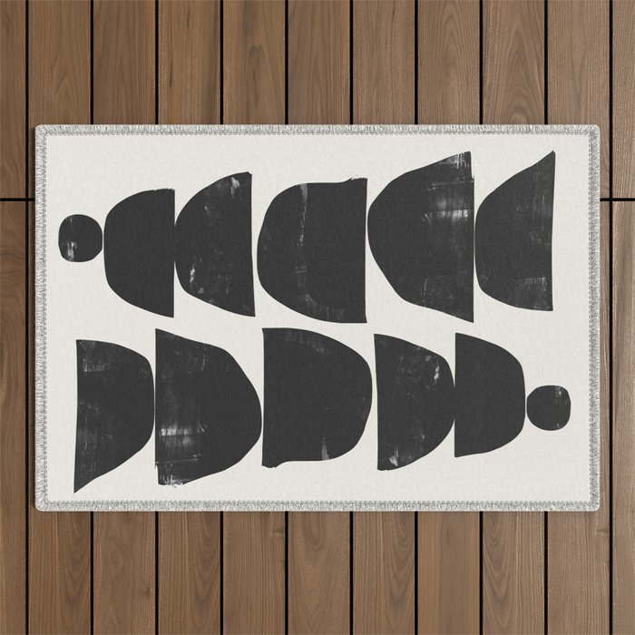Minimal Plant Outdoor Rug Gallery Image 1