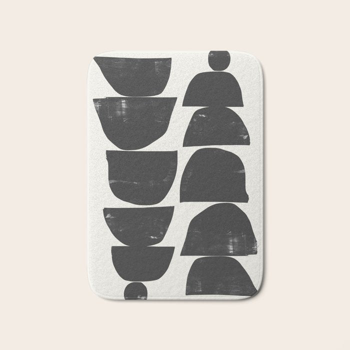 Minimal Plant Bath Mat Gallery Image 1