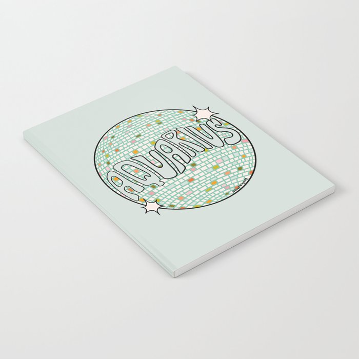 Aquarius Disco Ball Notebook Gallery Image 2