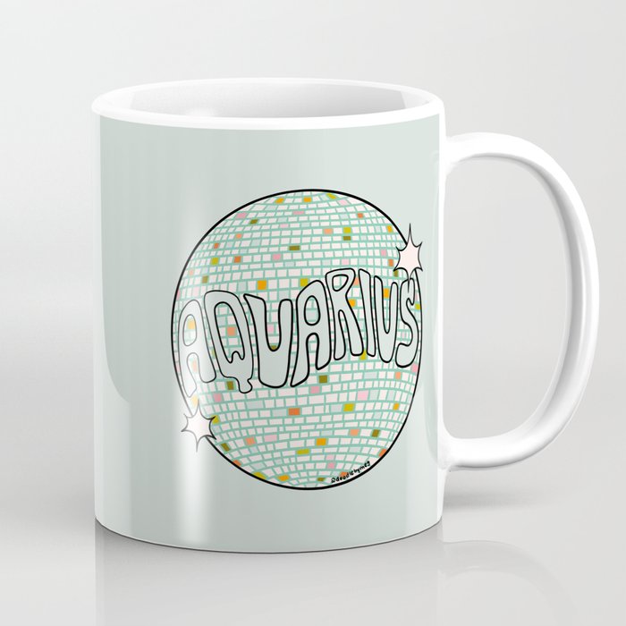 Aquarius Disco Ball Coffee Mug Gallery Image 1