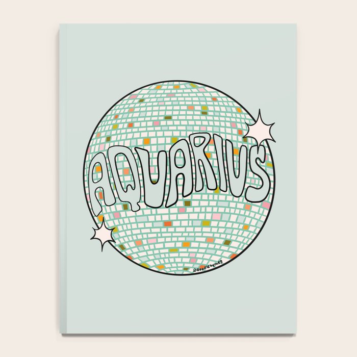 Aquarius Disco Ball Notebook Gallery Image 4