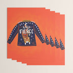 Stay Fierce Tiger Jacket Wrapping Paper Gallery Image 3