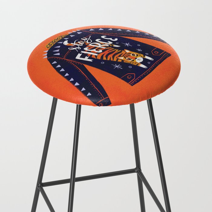 Stay Fierce Tiger Jacket Stool Gallery Image 2