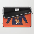 Stay Fierce Tiger Jacket Laptop Sleeve Gallery Image 2