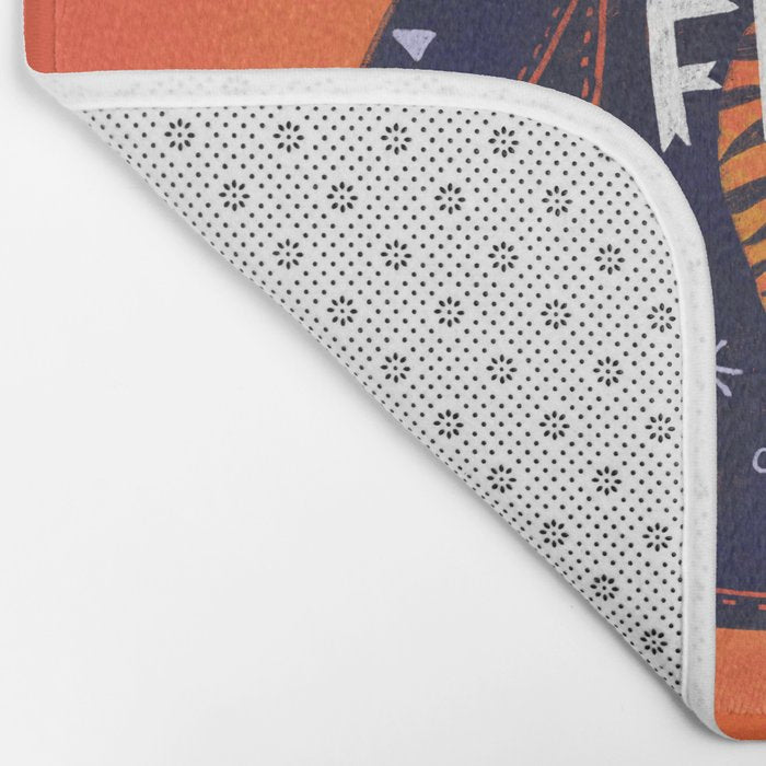 Stay Fierce Tiger Jacket Bath Mat Gallery Image 2