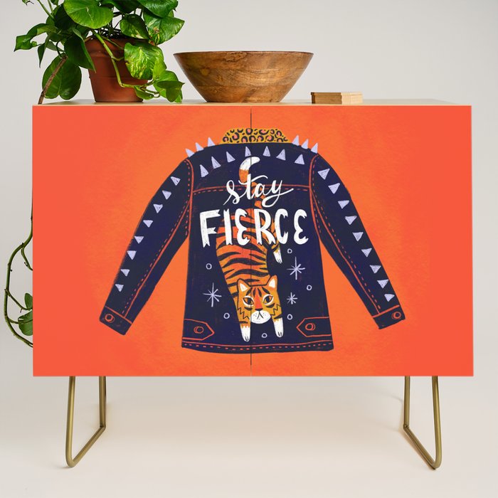 Stay Fierce Tiger Jacket Credenza Gallery Image 1