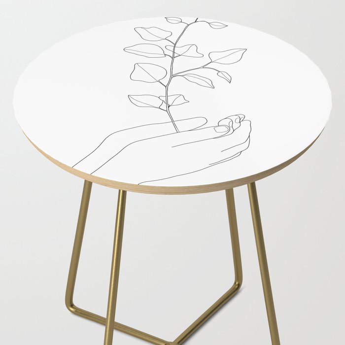 Minimal Hand Holding the Branch II Side Table Gallery Image 2