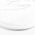 Minimal Hand Holding the Branch II Bath Mat Gallery Image 3