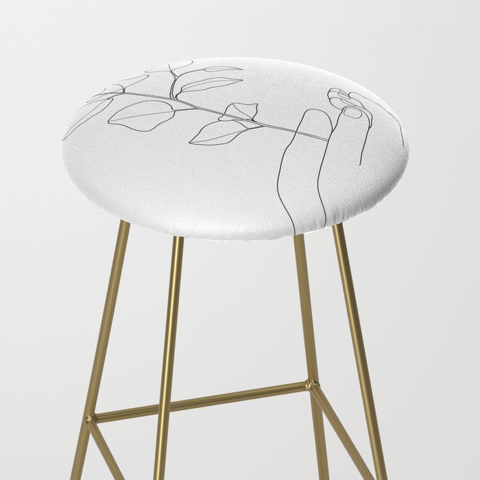 Minimal Hand Holding the Branch II Stool Gallery Image 2