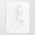 Minimal Hand Holding the Branch II Poster Gallery Image 4