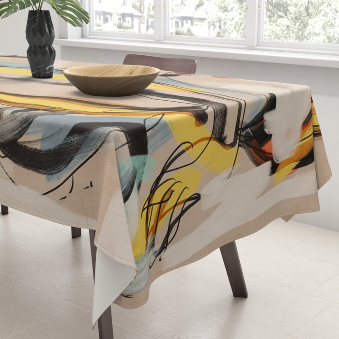 Abstract Female Figure Tablecloth Gallery Image 3