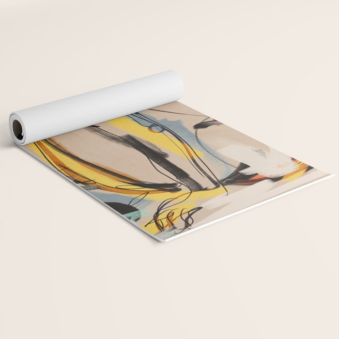 Abstract Female Figure Yoga Mat Gallery Image 2