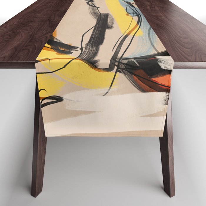 Abstract Female Figure Table Runner Gallery Image 1