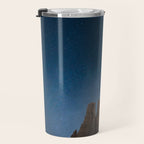 Vajolet Towers at Night with the Milky Way - Nature and Landscape Photography Travel Mug Gallery Image 3