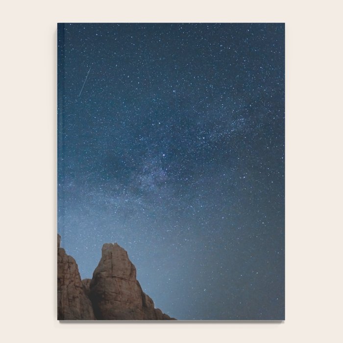 Vajolet Towers at Night with the Milky Way - Nature and Landscape Photography Notebook Gallery Image 4