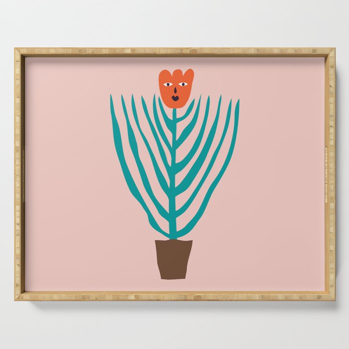 Sassy flower Serving Tray Gallery Image 1