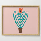 Sassy flower Serving Tray Gallery Image 1
