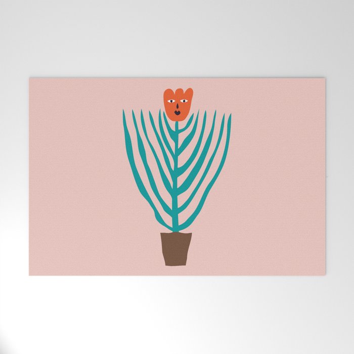 Sassy flower Welcome Mat Gallery Image 1