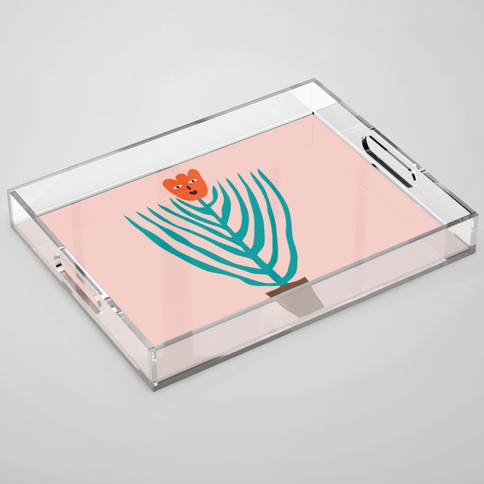 Sassy flower Acrylic Tray Gallery Image 1