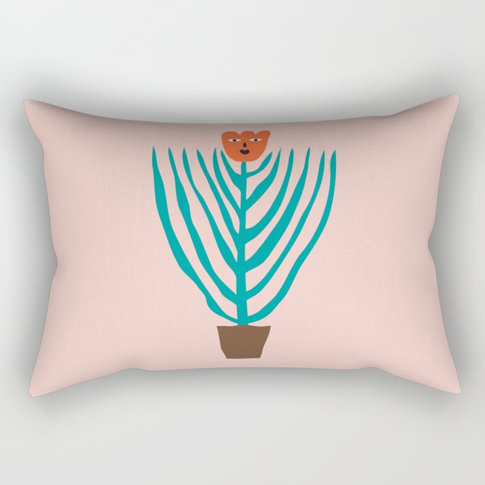 Sassy flower Rectangular Pillow Gallery Image 1