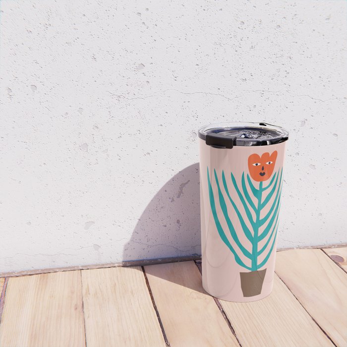 Sassy flower Travel Mug Gallery Image 4