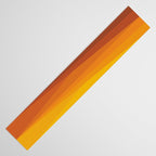 Geometric Triangles XI Retro Orange Table Runner Gallery Image 3