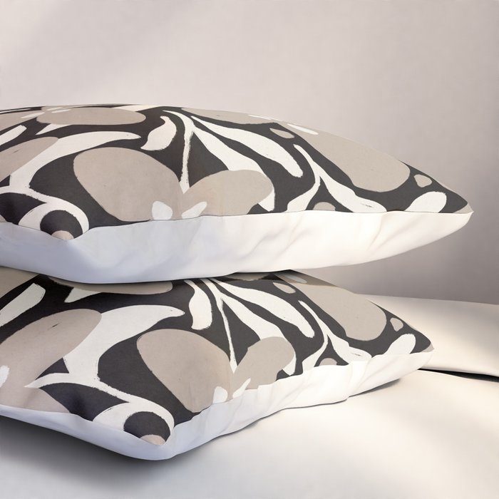 Lazy Florals #1 Pillow Sham Gallery Image 3