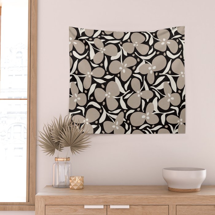 Lazy Florals #1 Wall Tapestry Gallery Image 2