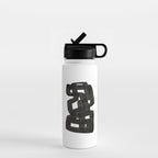 'Boulder' Mid Century Modern Fun Abstract Shapes  Water Bottle Gallery Image 1