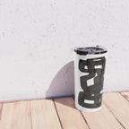 'Boulder' Mid Century Modern Fun Abstract Shapes  Travel Mug Gallery Image 4