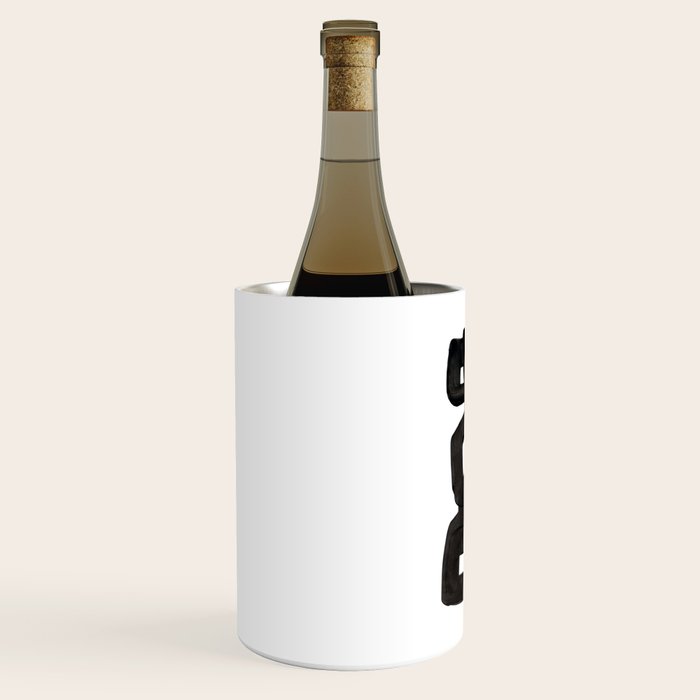 'Boulder' Mid Century Modern Fun Abstract Shapes  Wine Chiller Gallery Image 2