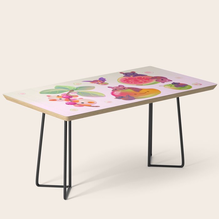  Fruit and bat - pastel Coffee Table Gallery Image 1
