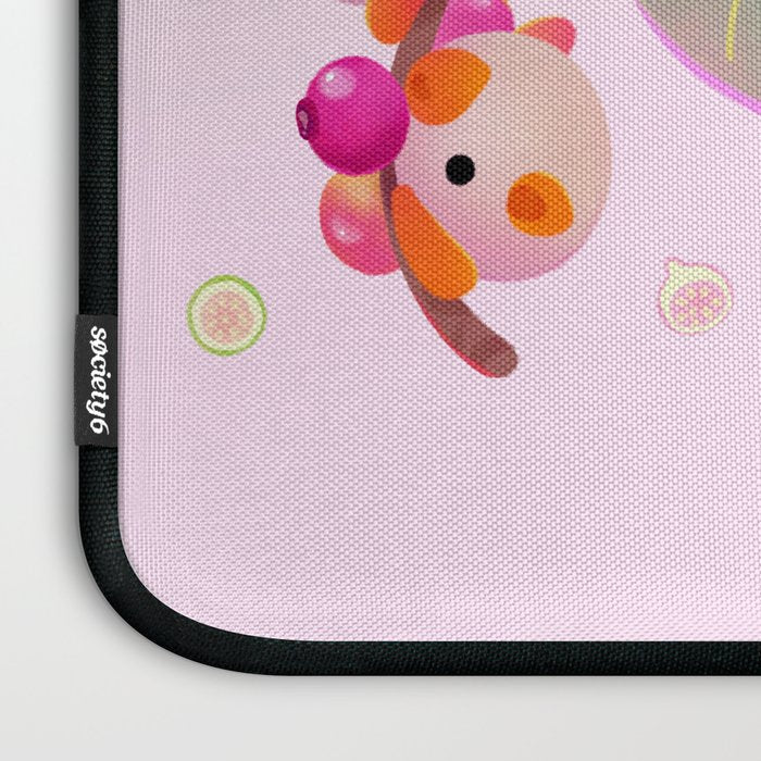  Fruit and bat - pastel Laptop Sleeve Gallery Image 3