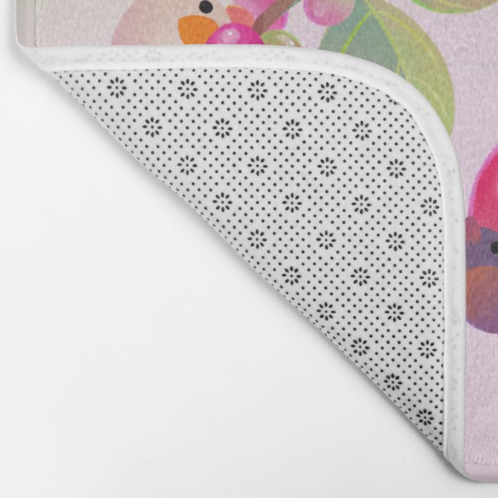  Fruit and bat - pastel Bath Mat Gallery Image 2