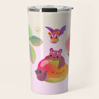  Fruit and bat - pastel Travel Mug Gallery Image 1