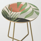 Abstract Art Tropical Leaves 46 Side Table Gallery Image 2