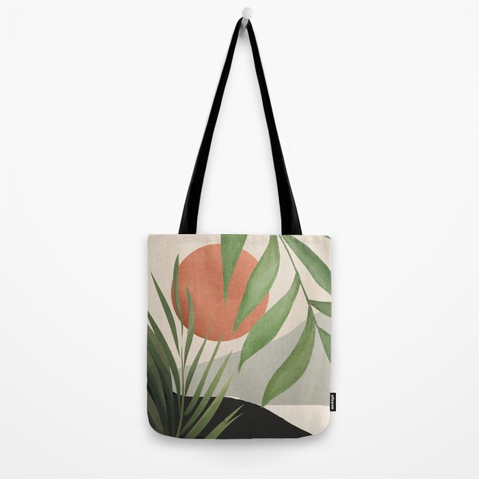 Abstract Art Tropical Leaves 46 Tote Bag Gallery Image 2