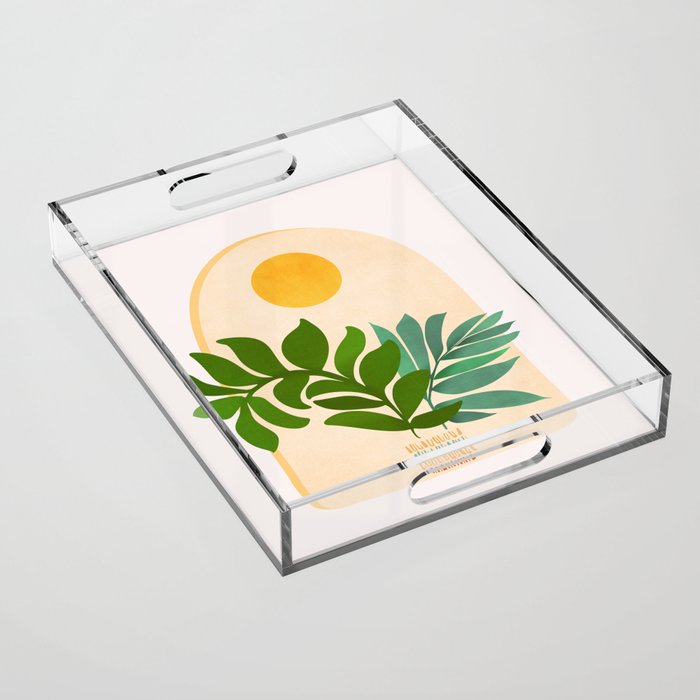 Boho Summer Scene Window Series Acrylic Tray Gallery Image 1