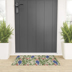 Vintage Blue Birds And Cherries Welcome Mat Gallery Image 3